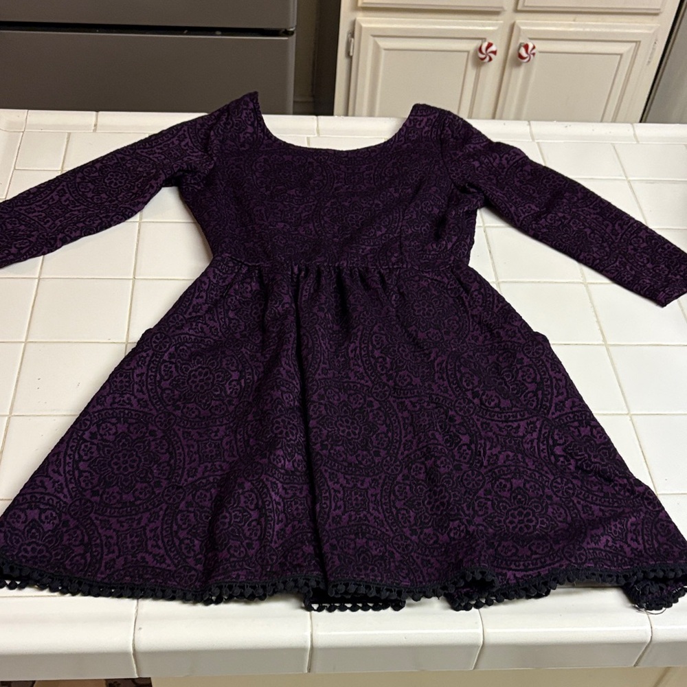 Miami Purple Knit Dress